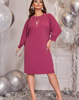 Рокля от блестяща материя - Twiggy Shop