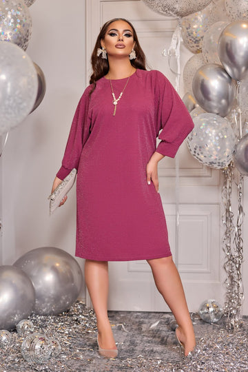 Рокля от блестяща материя - Twiggy Shop