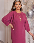 Рокля от блестяща материя - Twiggy Shop
