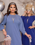 Рокля от блестяща материя - Twiggy Shop