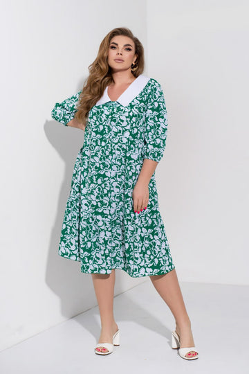 Рокля в свободна кройка от софт - Twiggy Shop