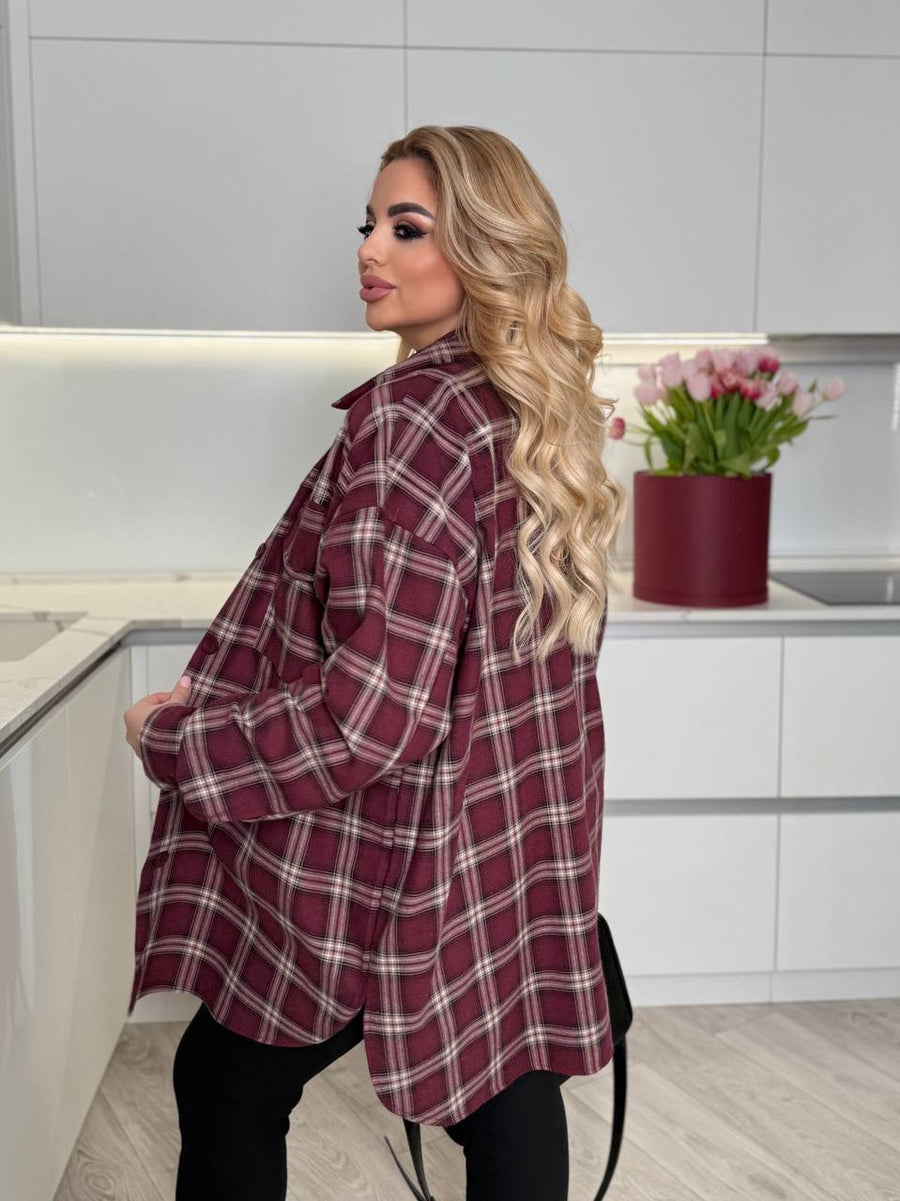 Карирана връхна риза