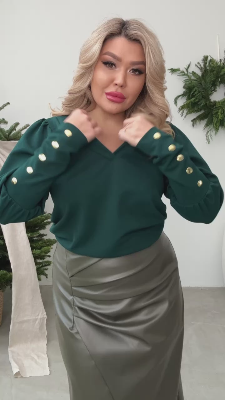 Миди пола от еко кожа
