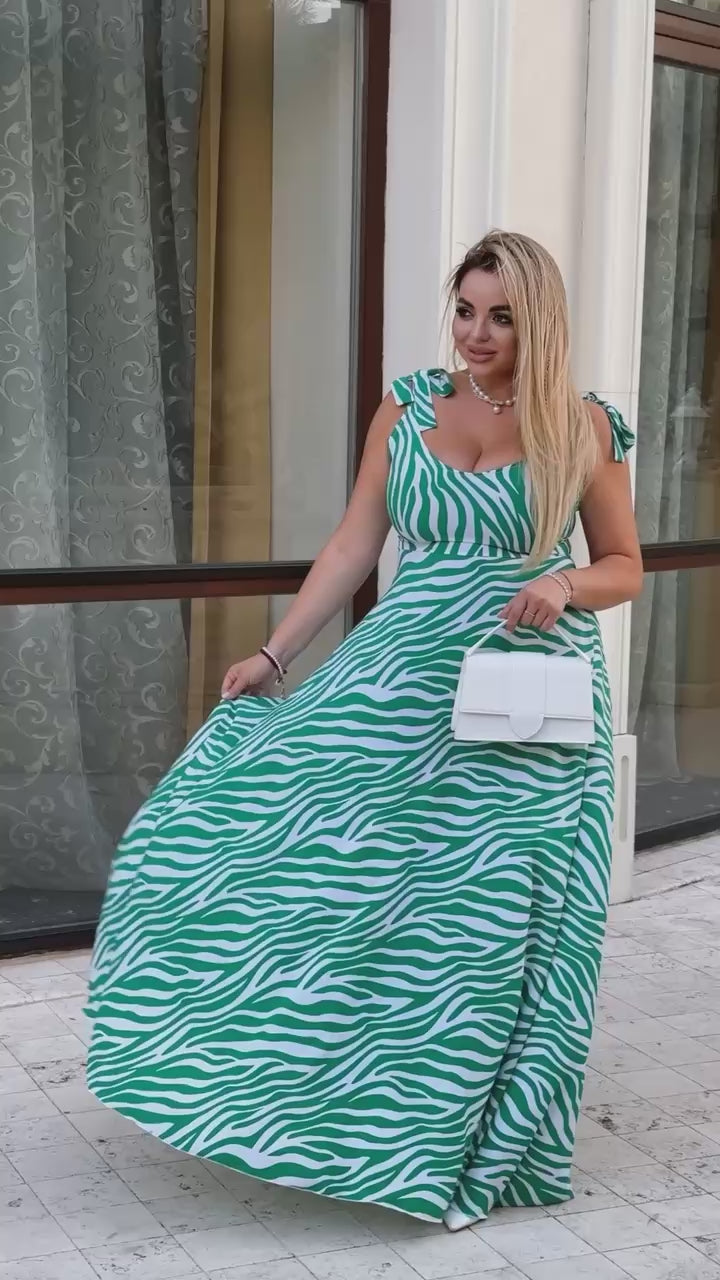 Дълга рокля от софт