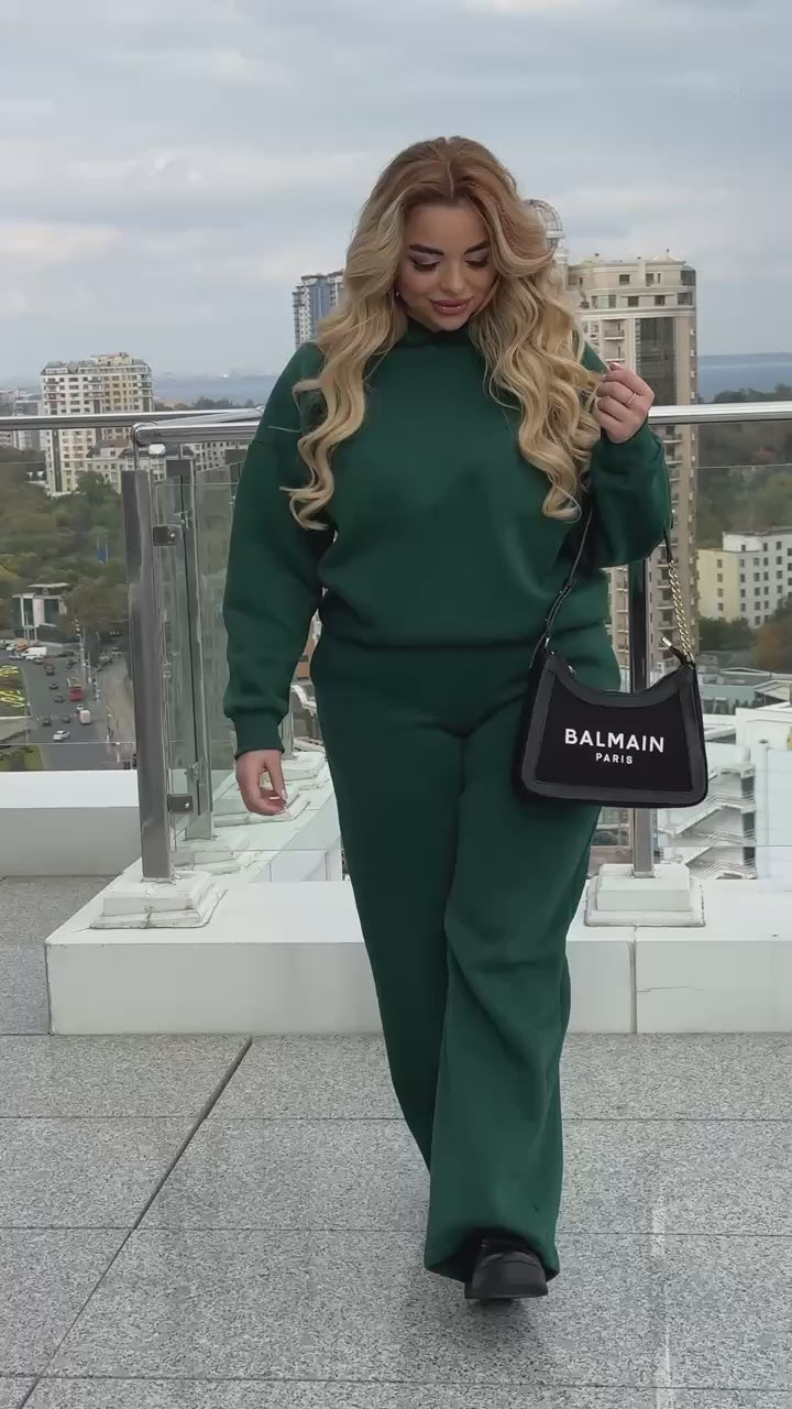 Ватиран комплект с качулка