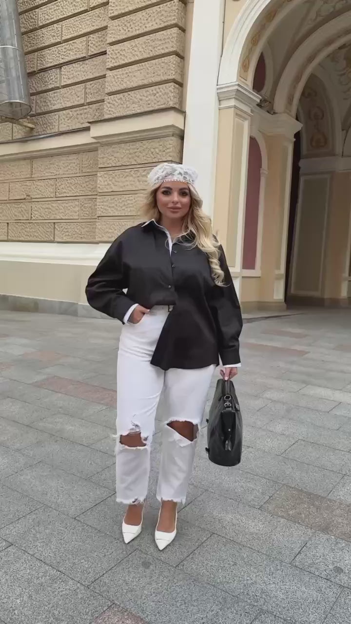 Двойна риза от поплин