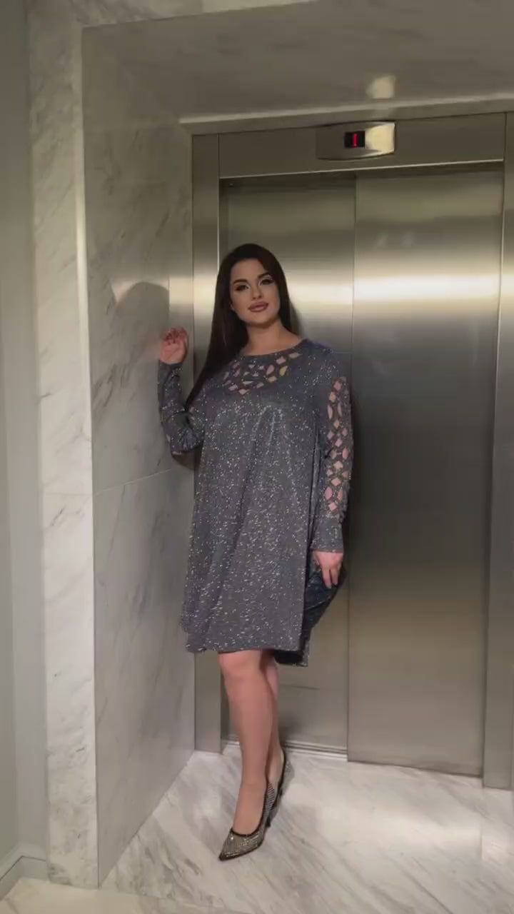 Вечерна рокля от лурекс