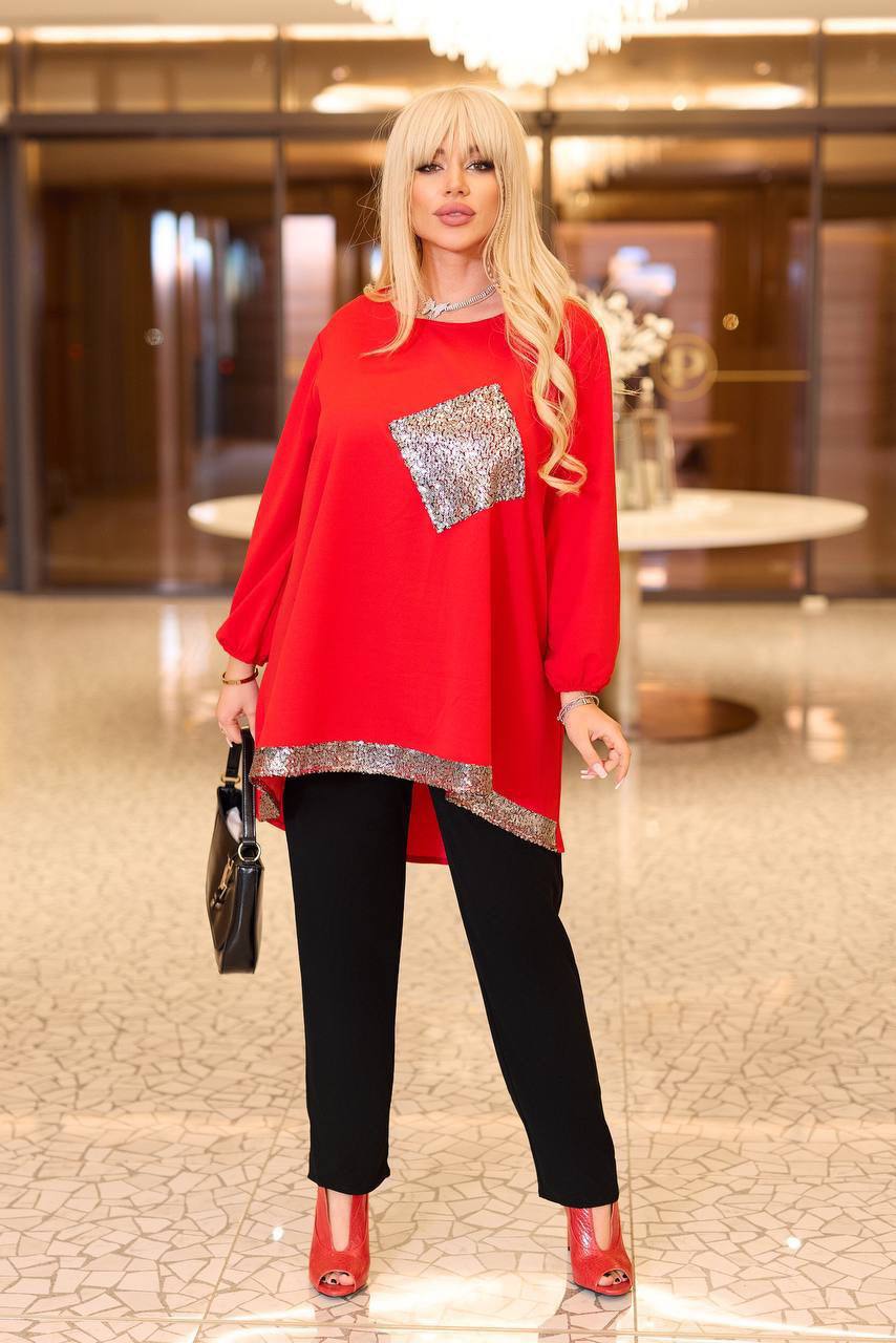 Комплект от блуза и панталон - Twiggy Shop